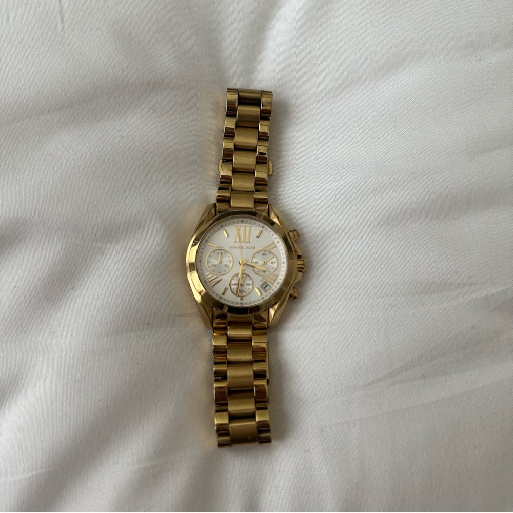 Michael Kors Gold Chronograph Watch - Picture 4 of 7